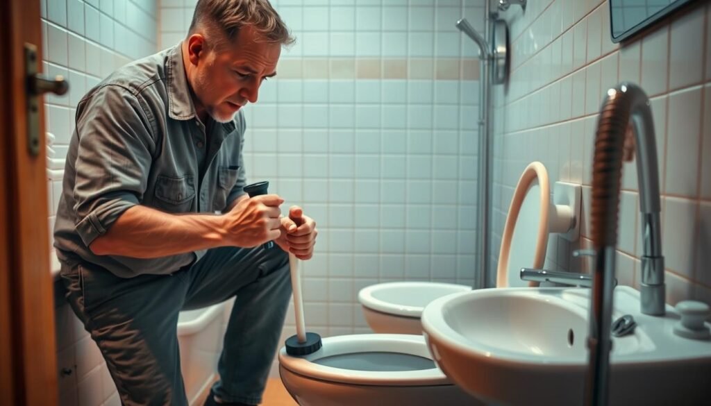 déboucher toilettes